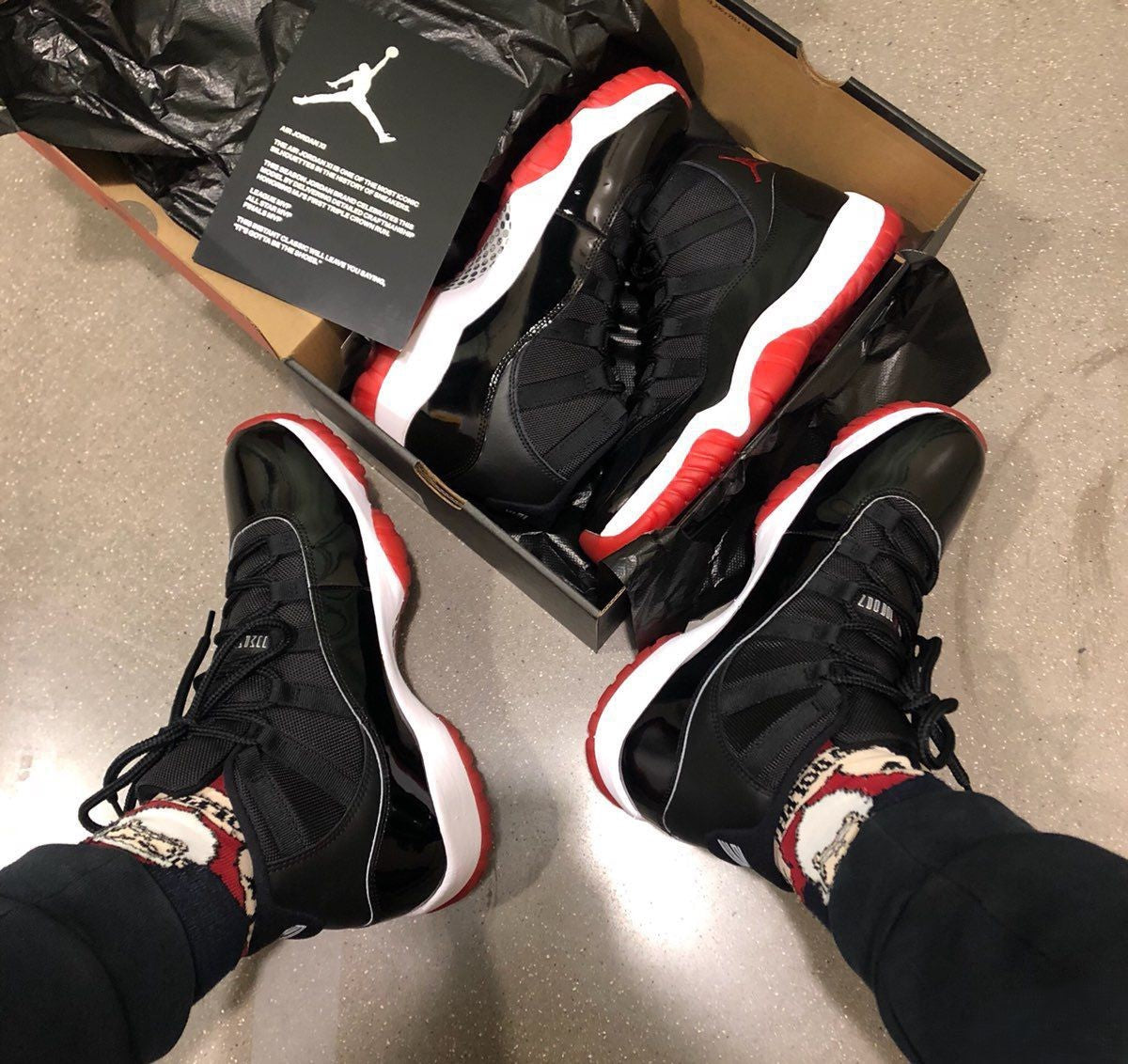 Air Jordan 11 Retro ‘Bred’ – OG Box & Inserts – Iconic