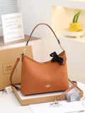 NIB Coach Suede Hobo Bag - Deep Burgundy Merlot - Gold Hardware