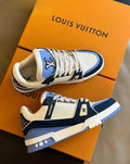 LV Trainer Sneaker | Blue/White/Navy