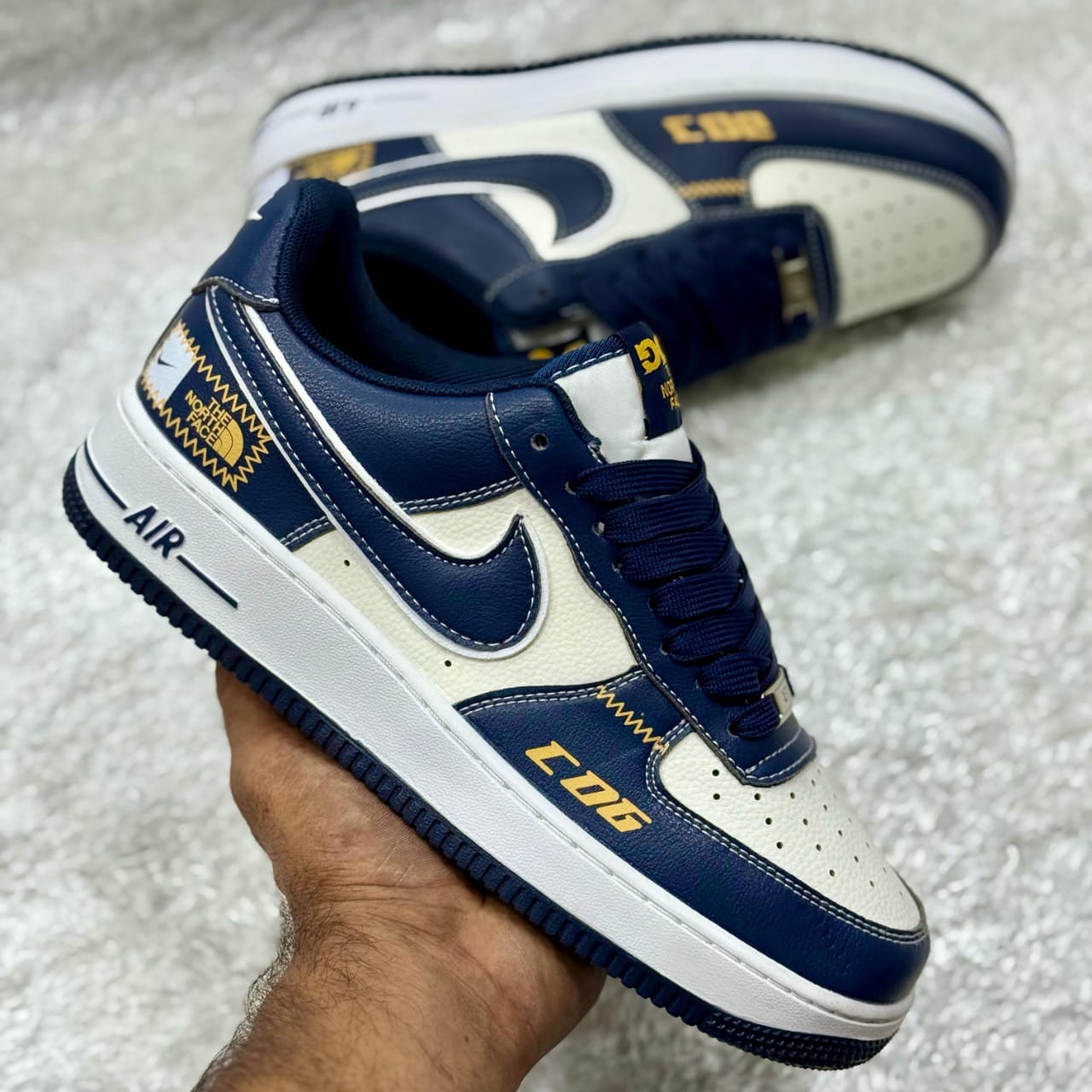 Limited Edition Custom Nike x CDG x TNF Air Force 1