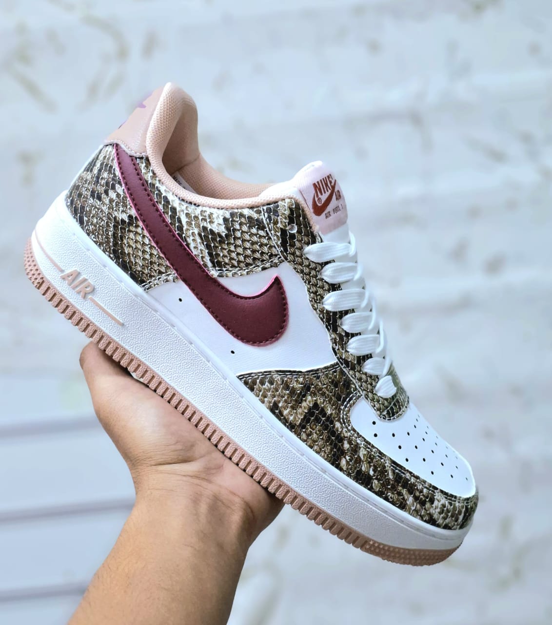 Elevate Your Edge: The Snakeskin AF1