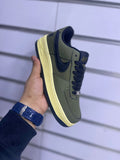 Nike Air Force 1 Low – Olive Canvas & Midnight Navy 🪖
