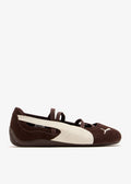Puma Ballet Mary Jane Flats - Chocolate Brown & Cream | Earth Tone Blokette