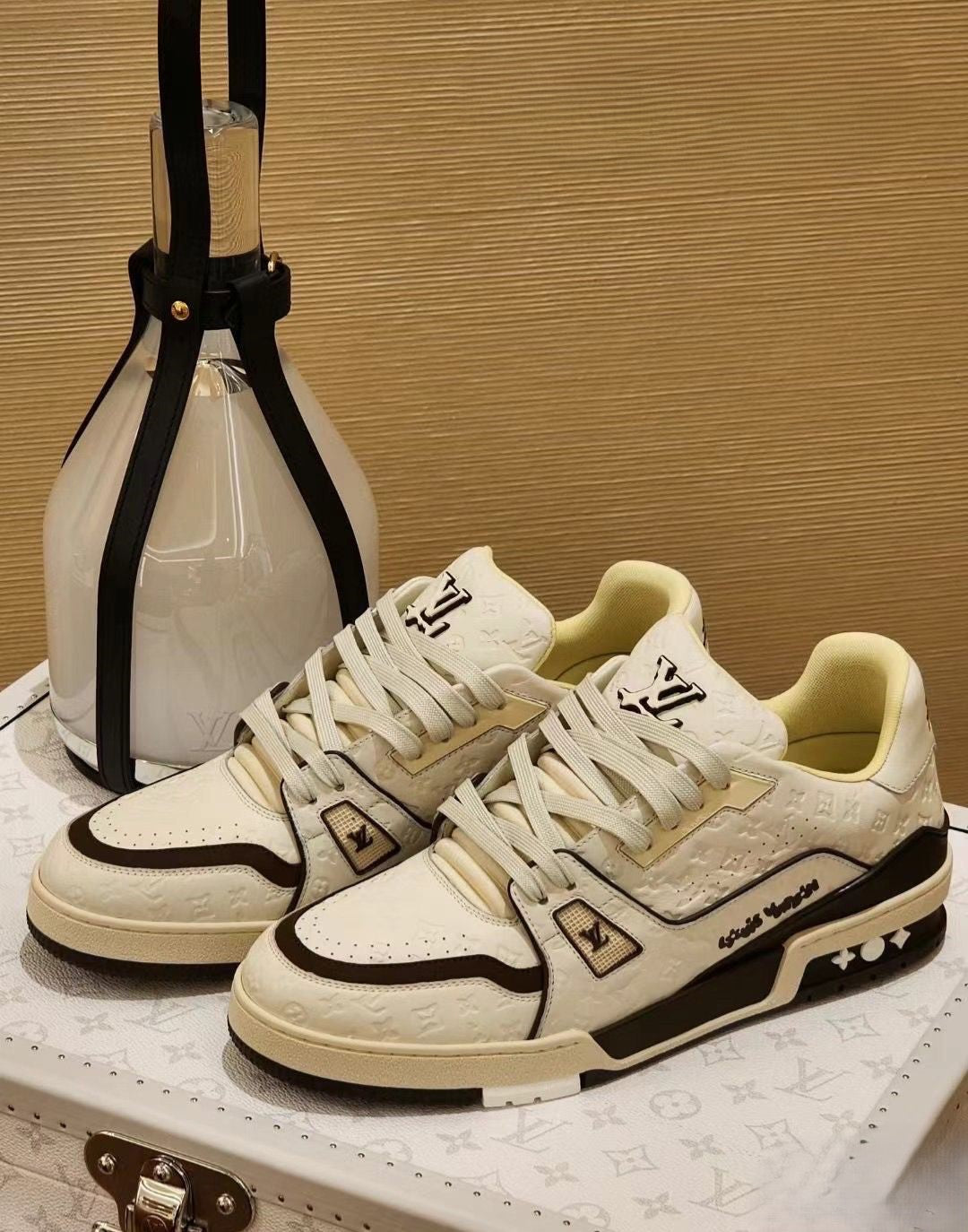 Louis Vuitton x Tyler, The Creator LV Trainer – "Milk" Craggy Monogram