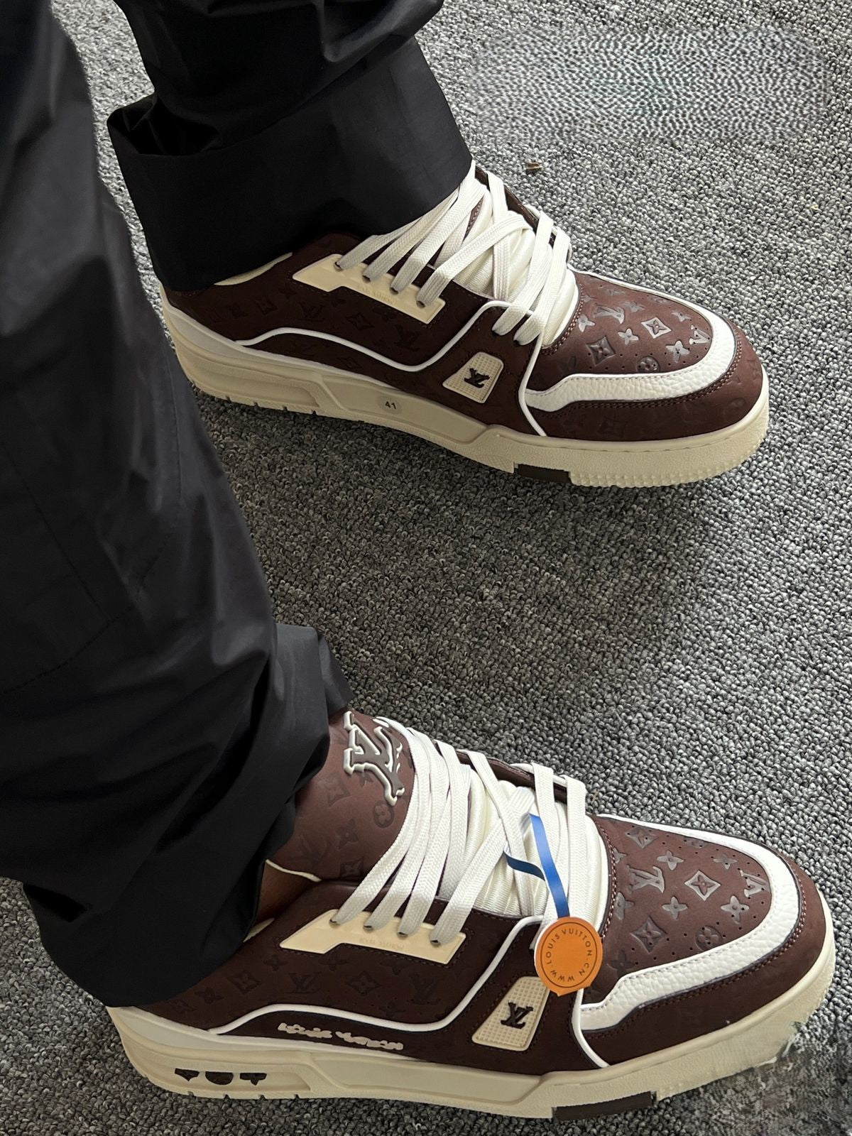 Louis Vuitton x Tyler, The Creator LV Trainer – Chocolate Craggy Monogram