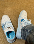 Louis Vuitton x Tyler, The Creator LV Trainer – White/Light Blue "Craggy" Monogram