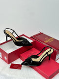 Valentino Garavani VLogo Patent Slingback Pumps