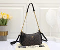 Coach Small Shoulder Bag – Brown/Black Signature Canvas