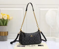 Coach Small Shoulder Bag – Charcoal/Black Signature Canvas