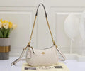 Coach Small Shoulder Bag – Chalk White Pebbled Leather