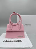 Jacquemus Le Chiquito Noeud – Glossy Patent Pink