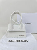Jacquemus Le Chiquito Noeud – Glossy Patent White